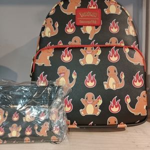 Pokemon backpack purse brand new with card wallet